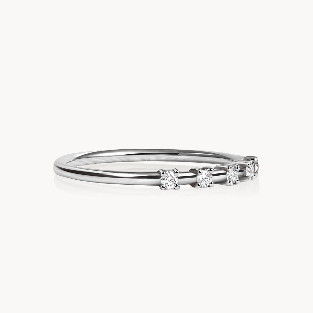 #Métal_Or blanc 18k