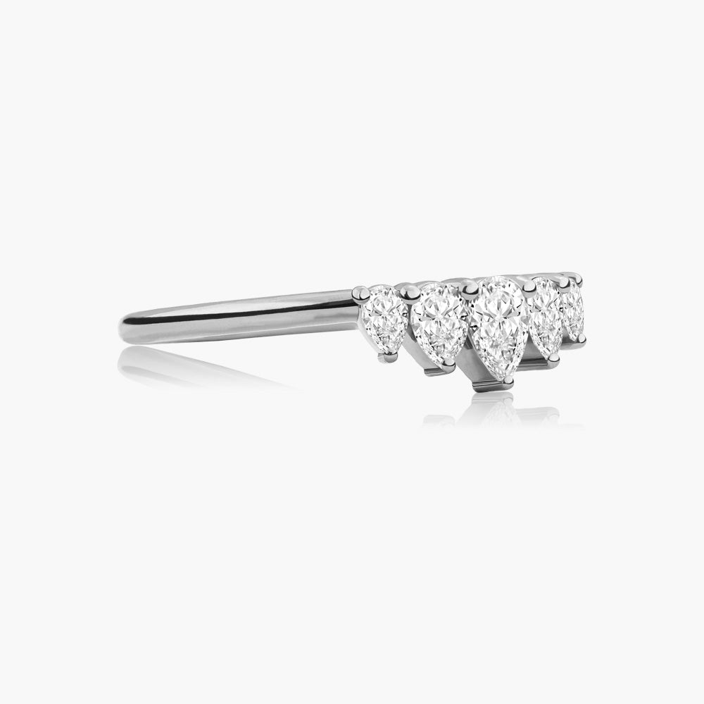 #Métal_Or blanc 18k