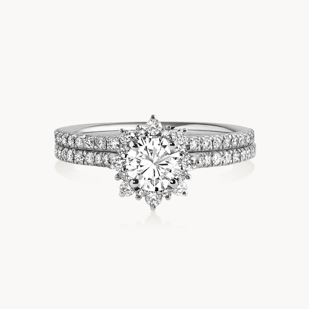 #Métal_Or blanc 18k