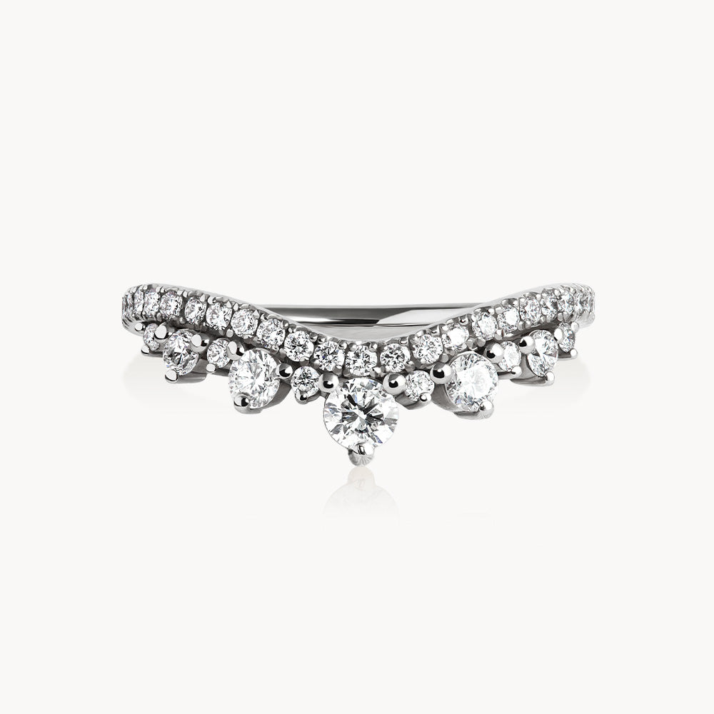 #Métal_Or blanc 18k