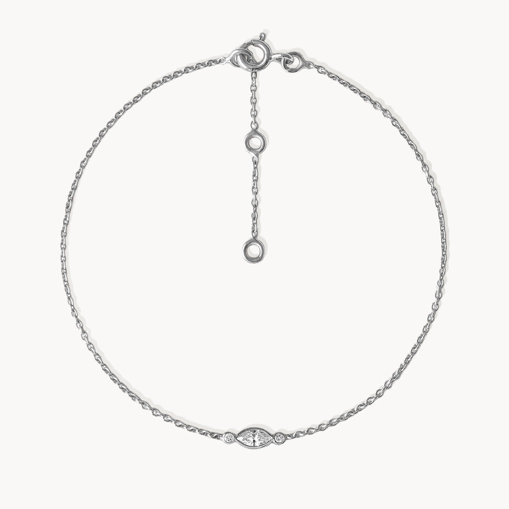 #Métal_Or blanc 18k