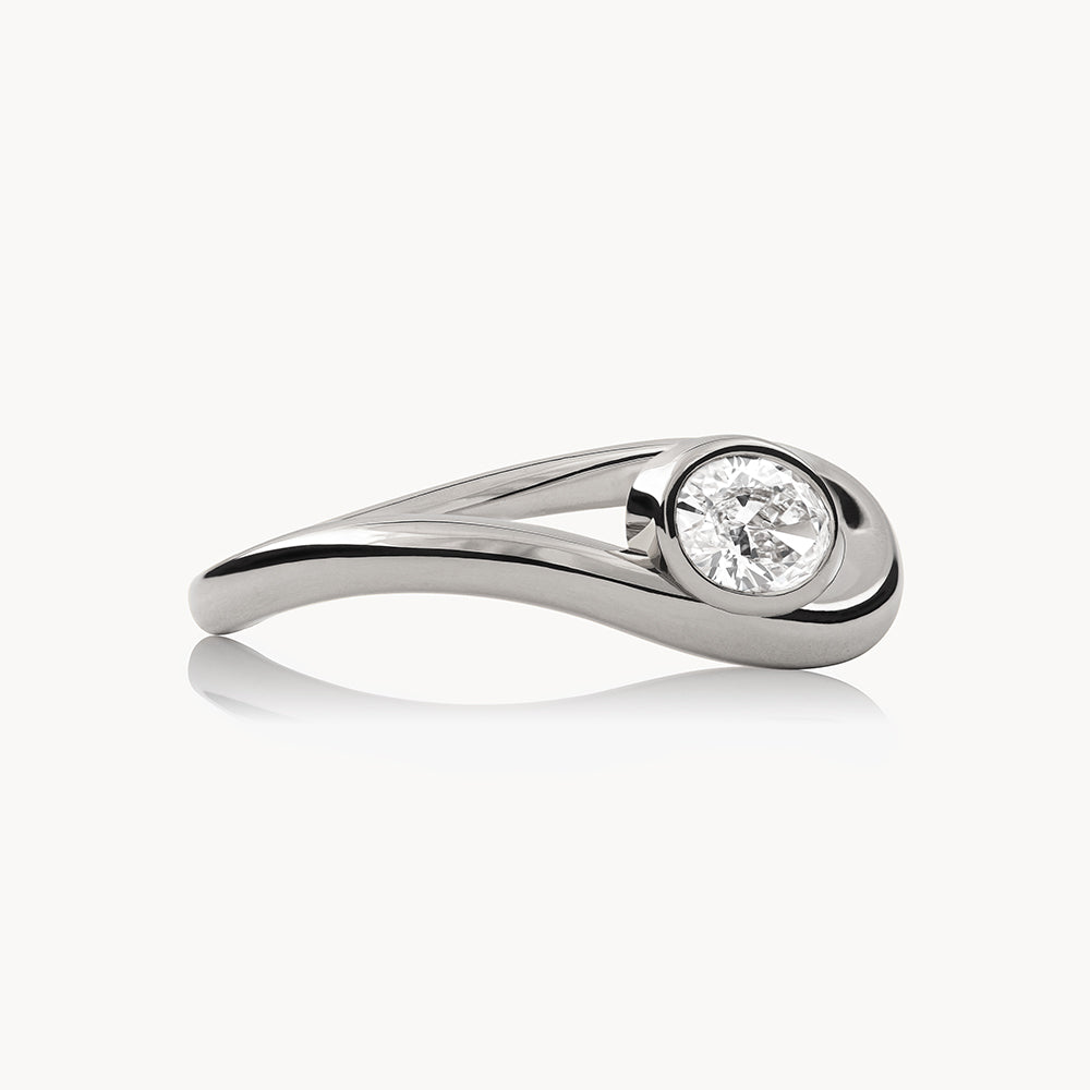 #Metal_Oro blanco de 18 quilates