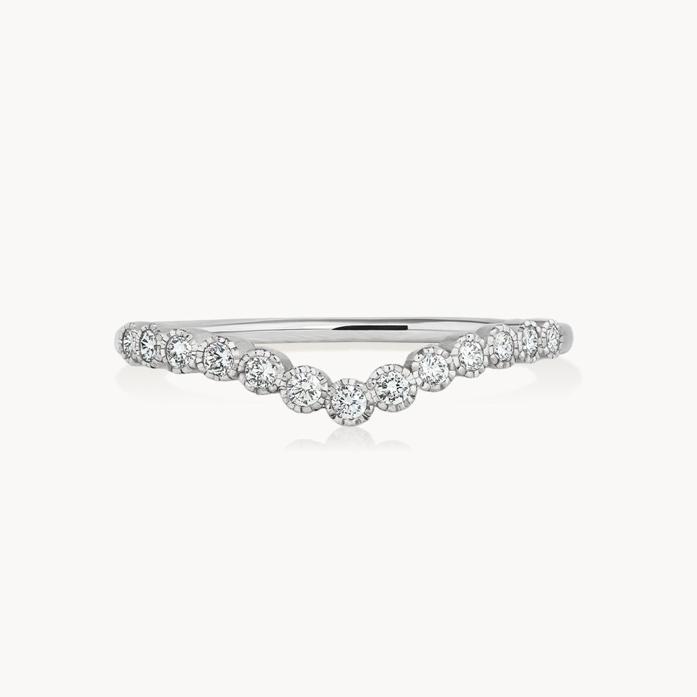 #Métal_Or blanc 18k