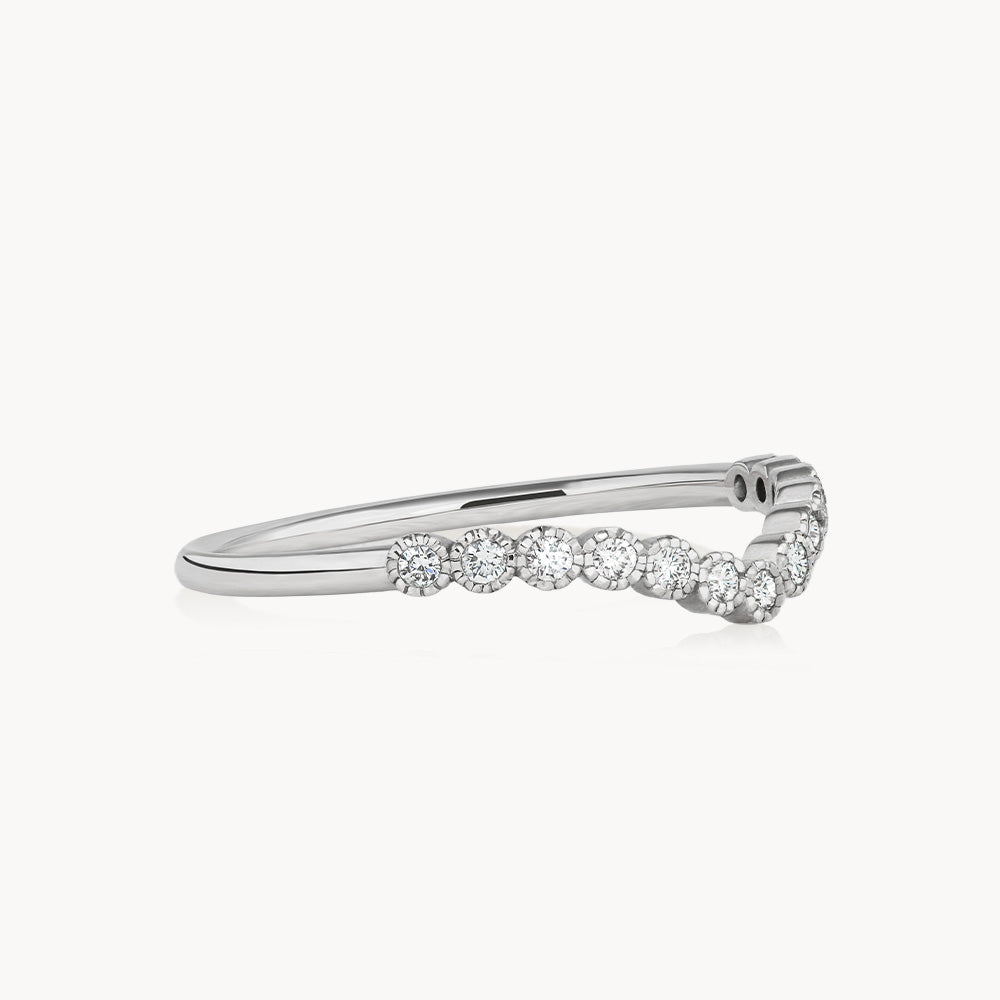 #Métal_Or blanc 18k
