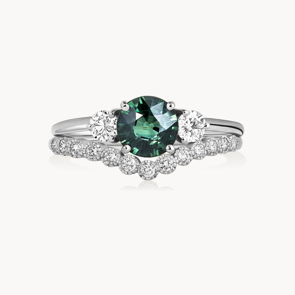 #Métal_Or blanc 18k
