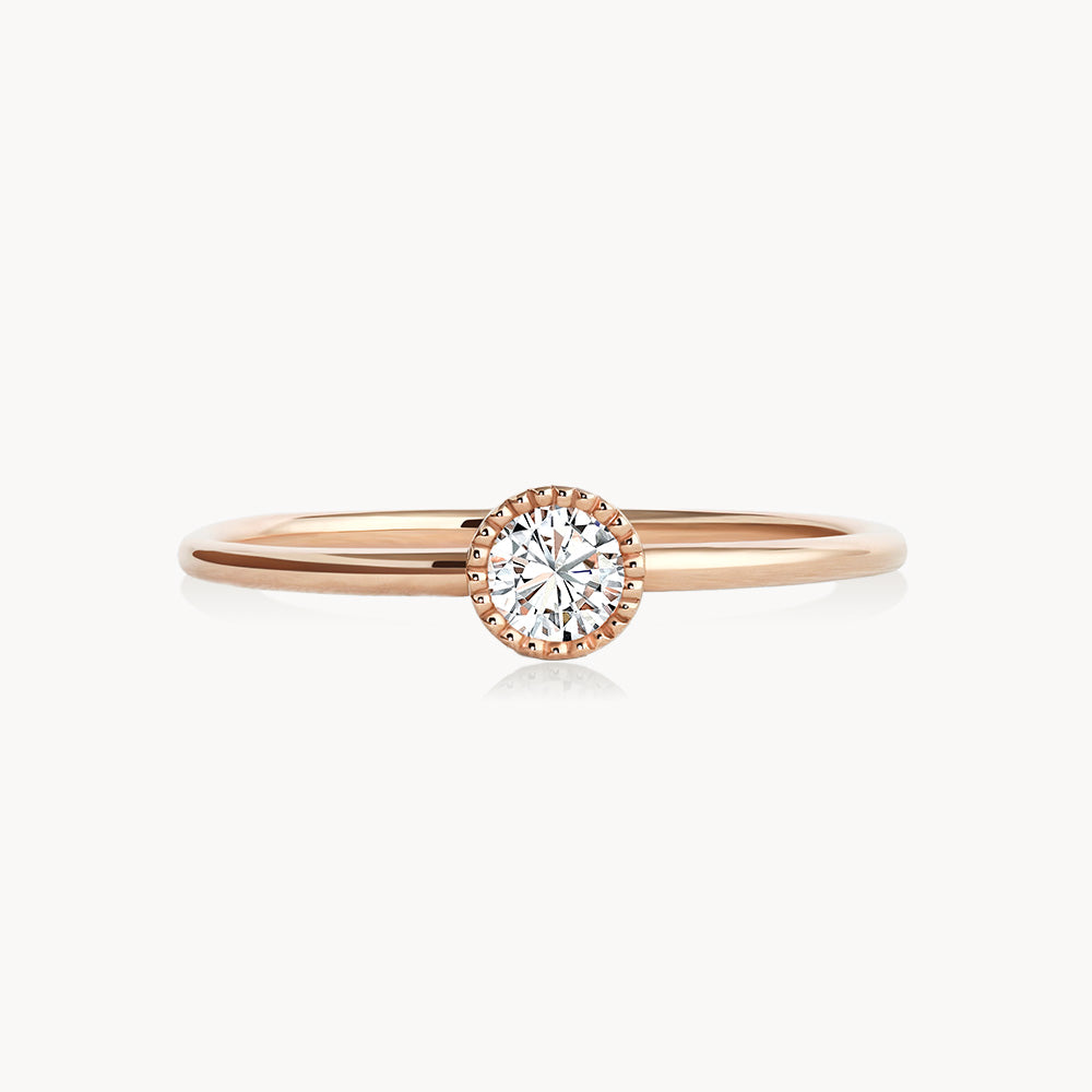 #Métal_Or rose 18k