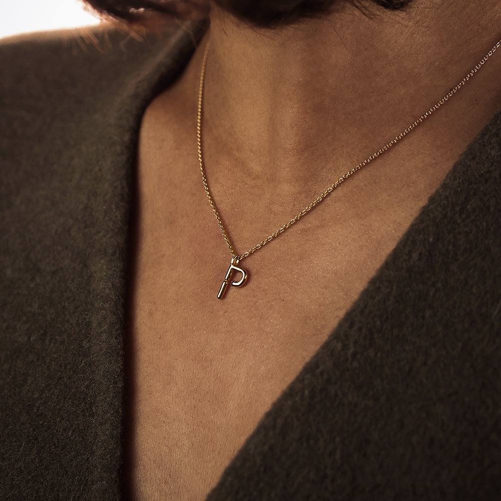 Collier BOLD – Lettre P - Deloison Paris