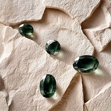 Pierres Saphir vert
