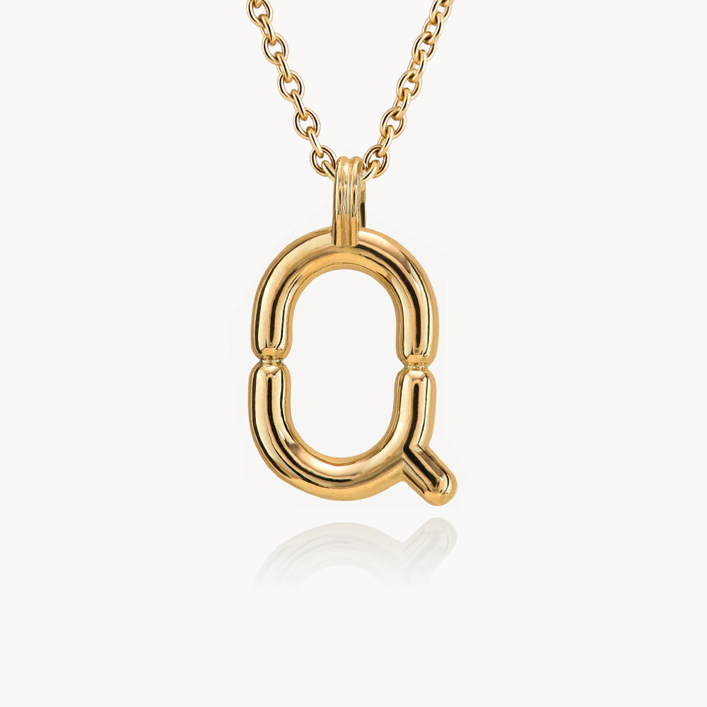 Collier BOLD - Lettre Q - Deloison Paris