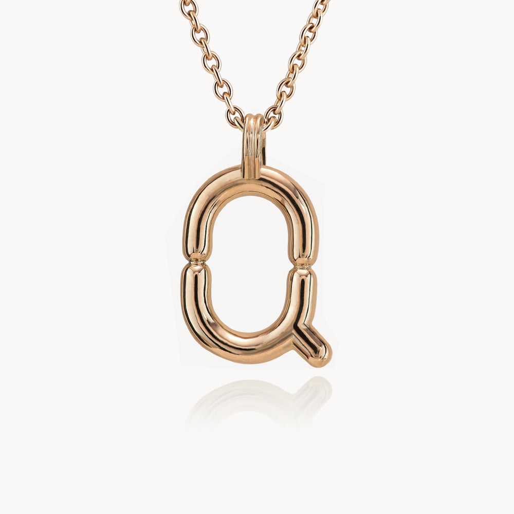 Collier BOLD - Lettre Q - Deloison Paris