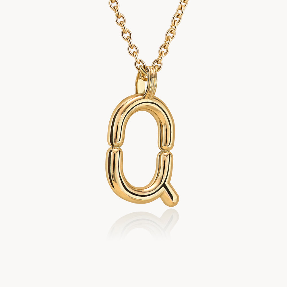Collier BOLD - Lettre Q - Deloison Paris
