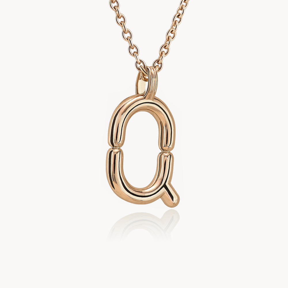Collier BOLD - Lettre Q - Deloison Paris