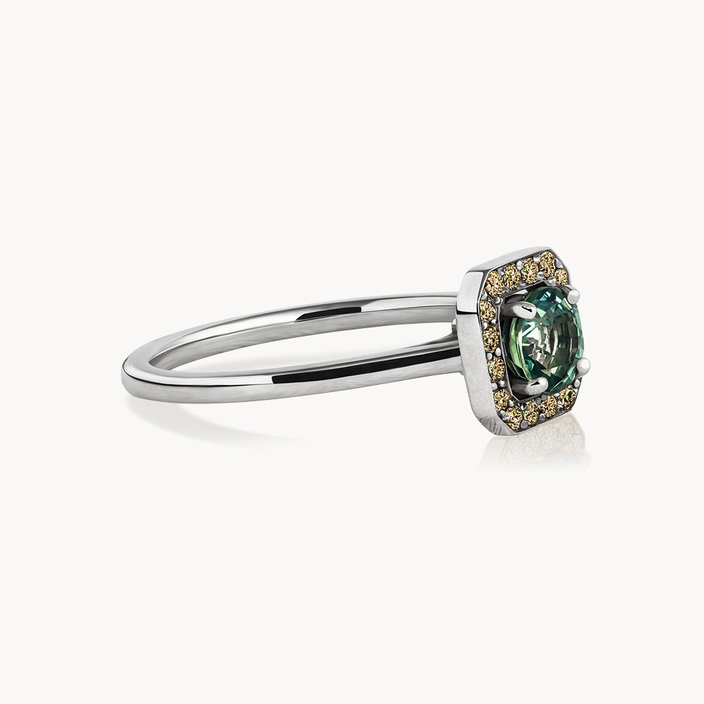 #Métal_Or blanc 18k