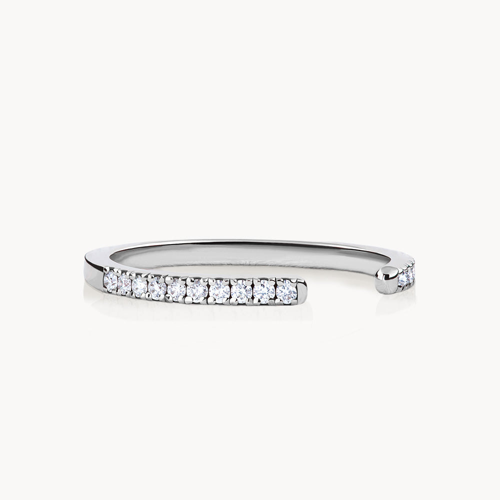 #Métal_Or blanc 18k