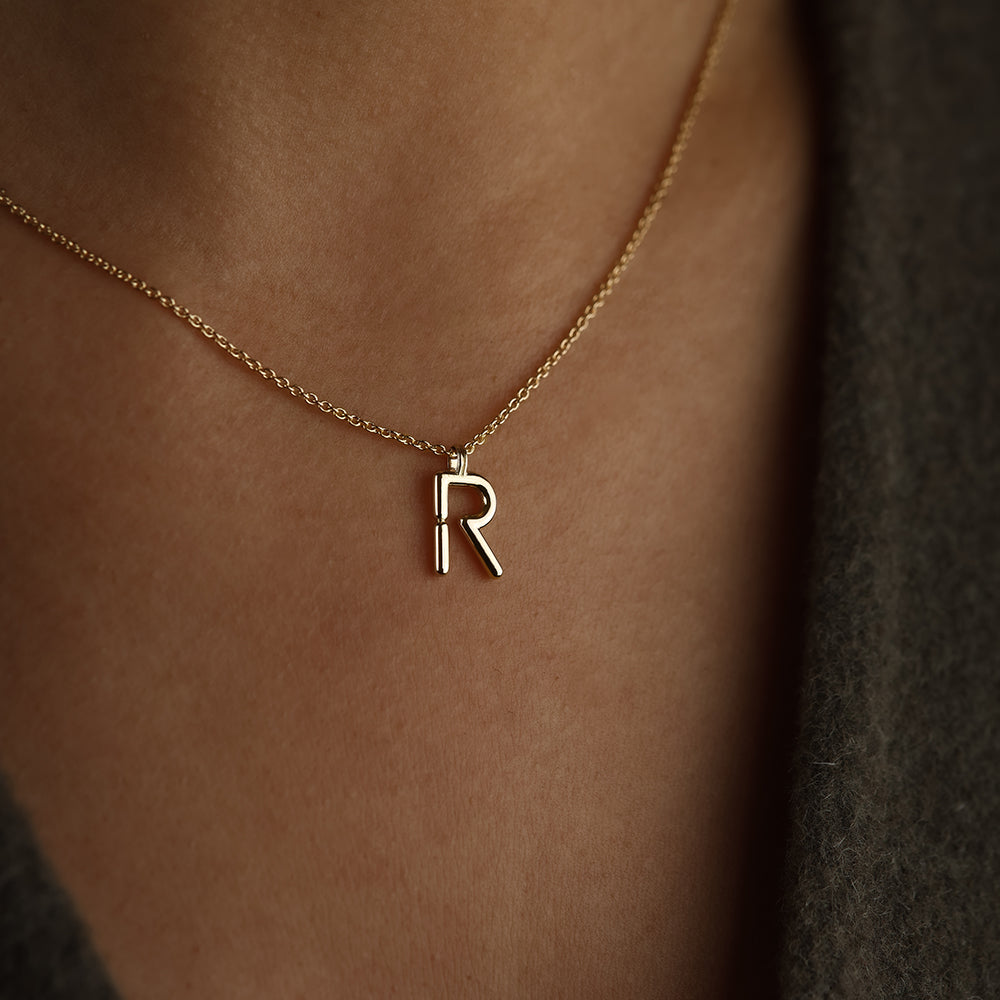 Collier BOLD - Lettre R - Deloison Paris