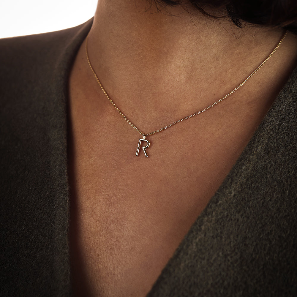Collier BOLD - Lettre R - Deloison Paris