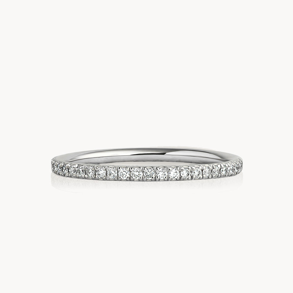 #Métal_Or blanc 18k