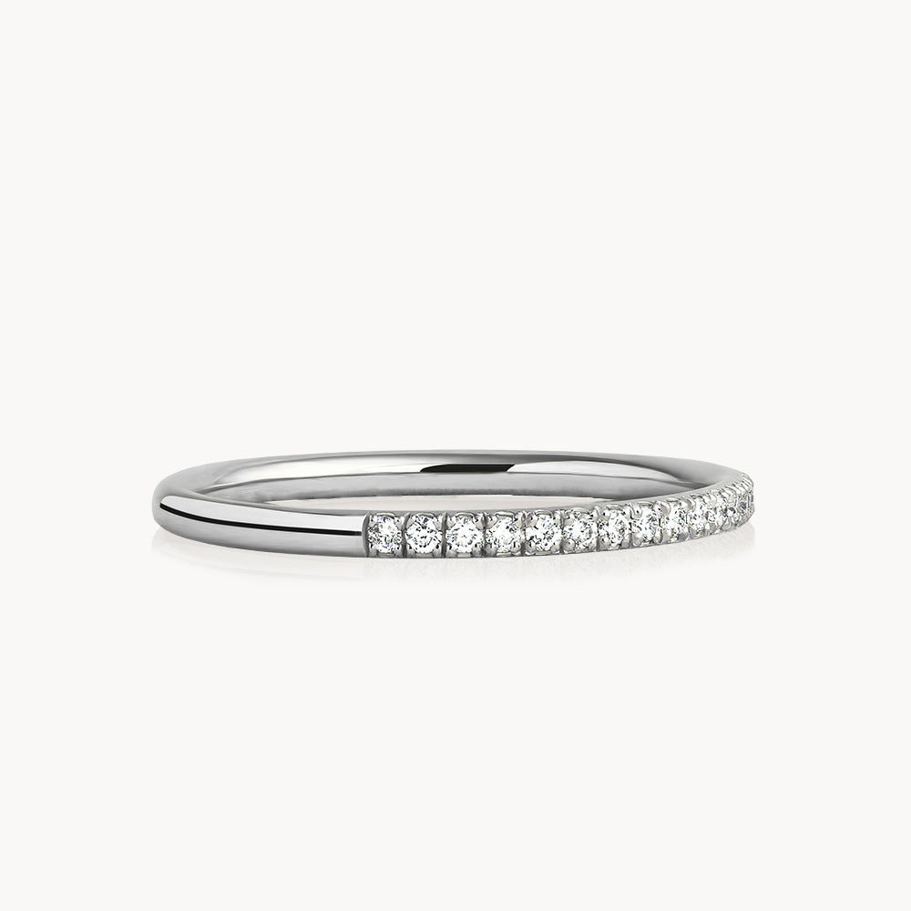 #Métal_Or blanc 18k