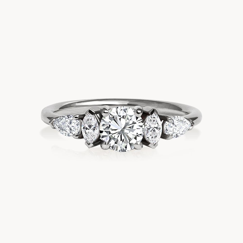 #Métal_Or blanc 18k