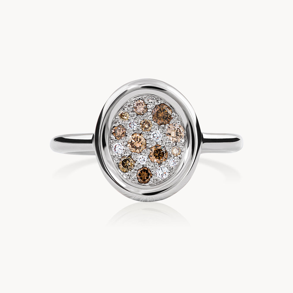 #Métal_Or blanc 18k