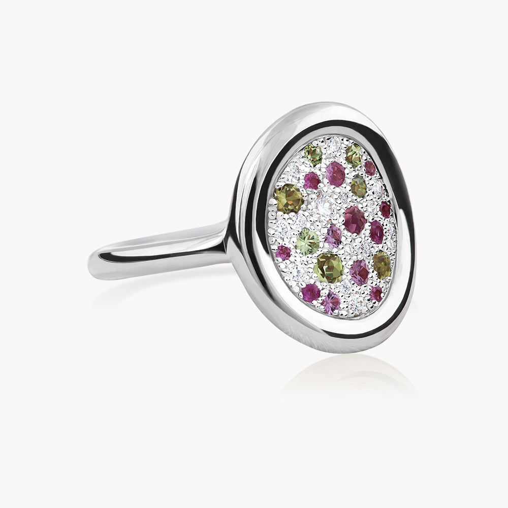 #Métal_Or blanc 18k