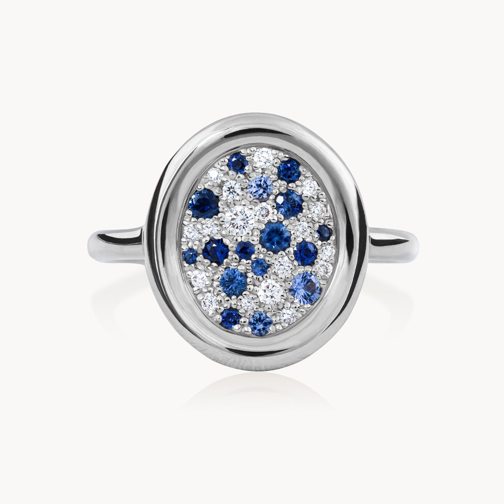 #Métal_Or blanc 18k