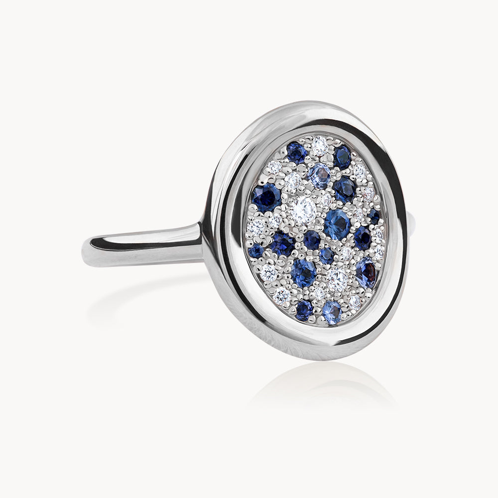 #Métal_Or blanc 18k