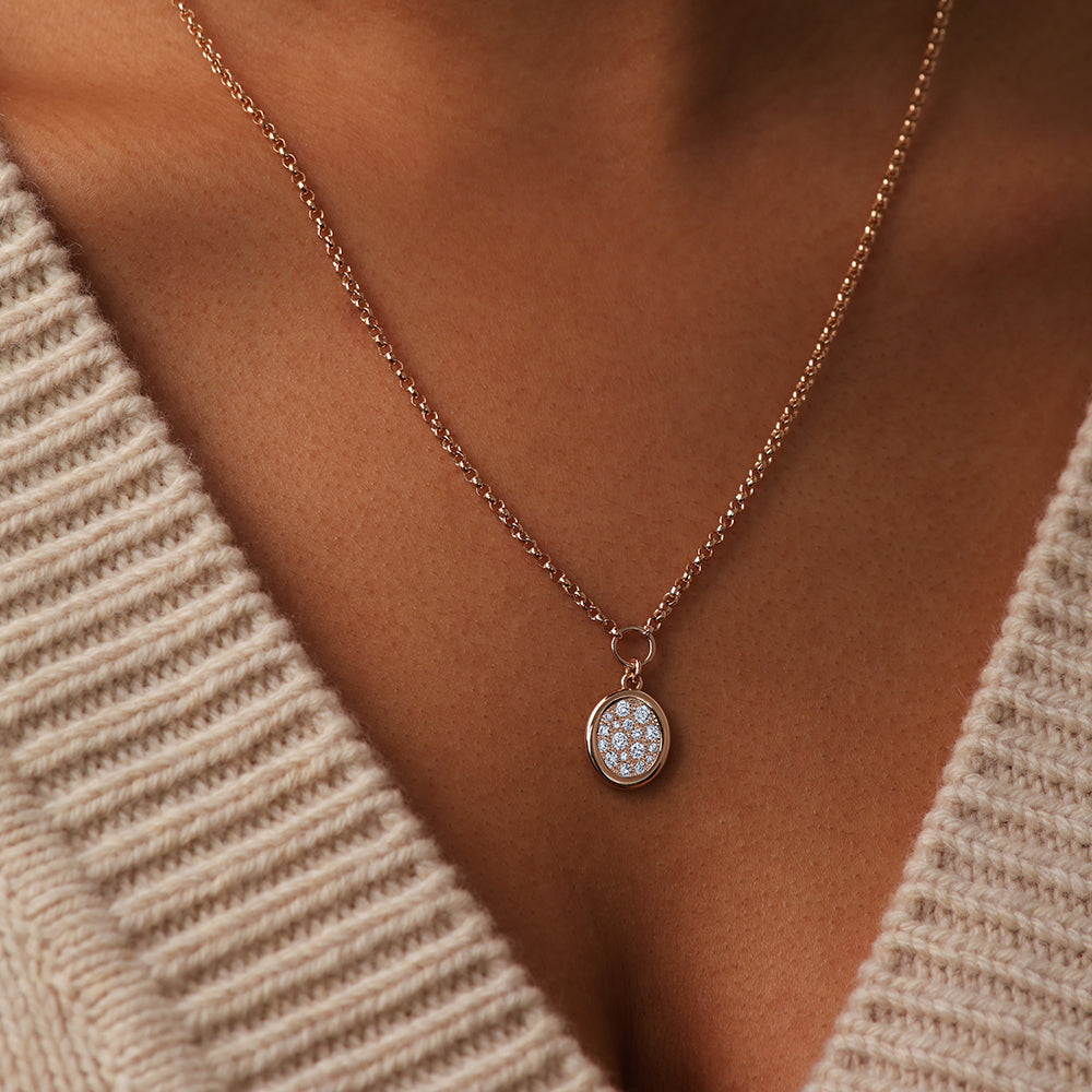 Pendentif Soluna diamant S - Deloison Paris