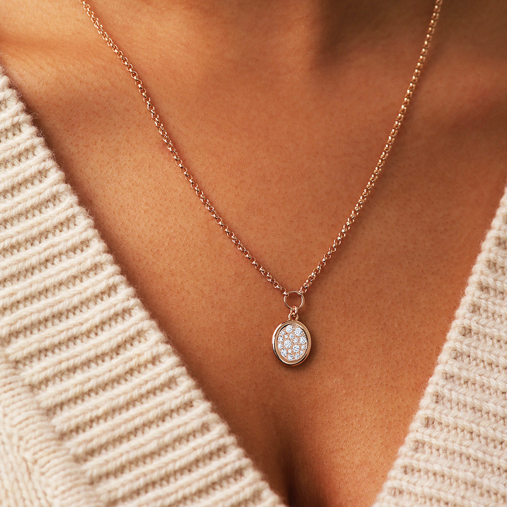 Pendentif Soluna diamant S - Deloison Paris