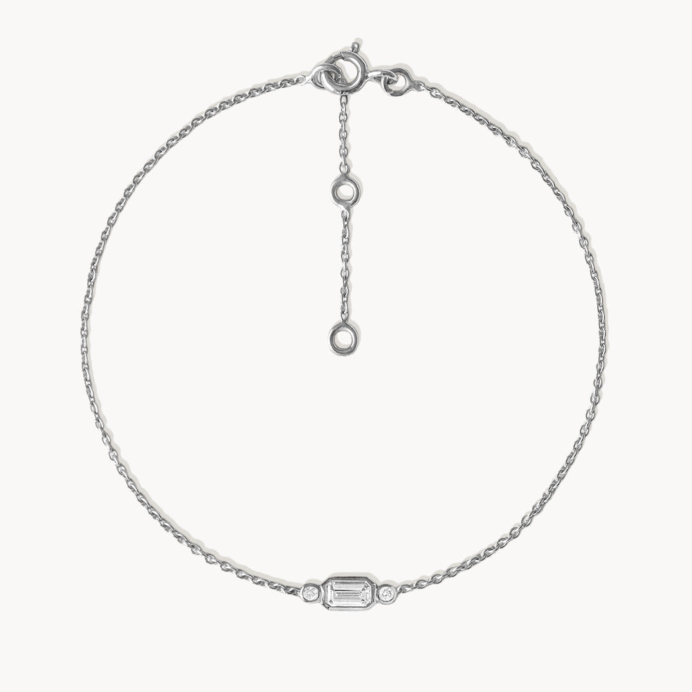 #Métal_Or blanc 18k