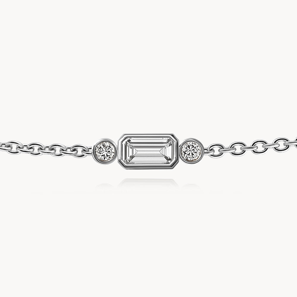 #Métal_Or blanc 18k