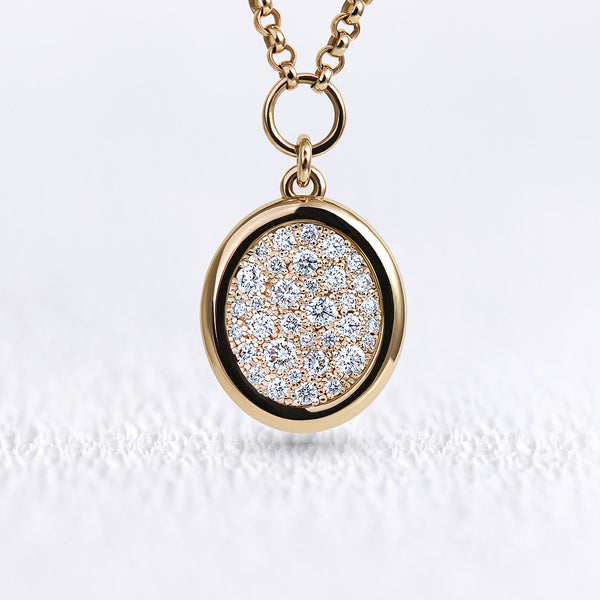Pendentif Soluna diamants M - Deloison Paris