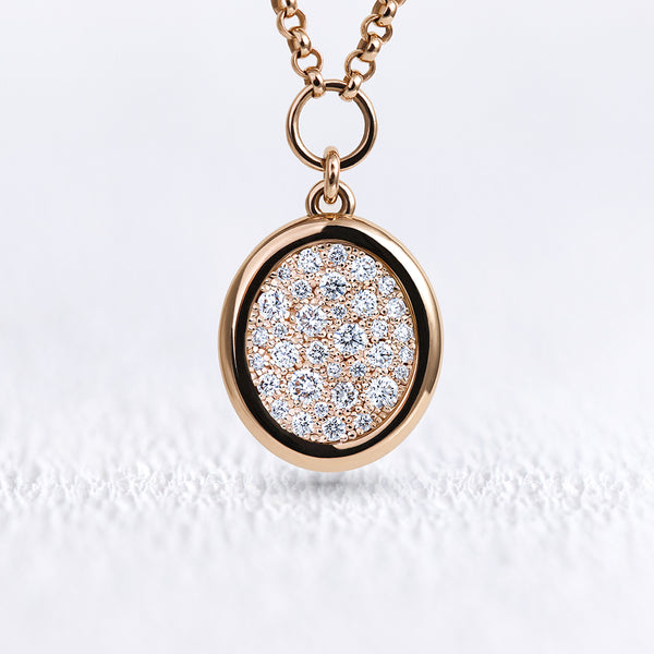 Pendentif Soluna diamants M - Deloison Paris
