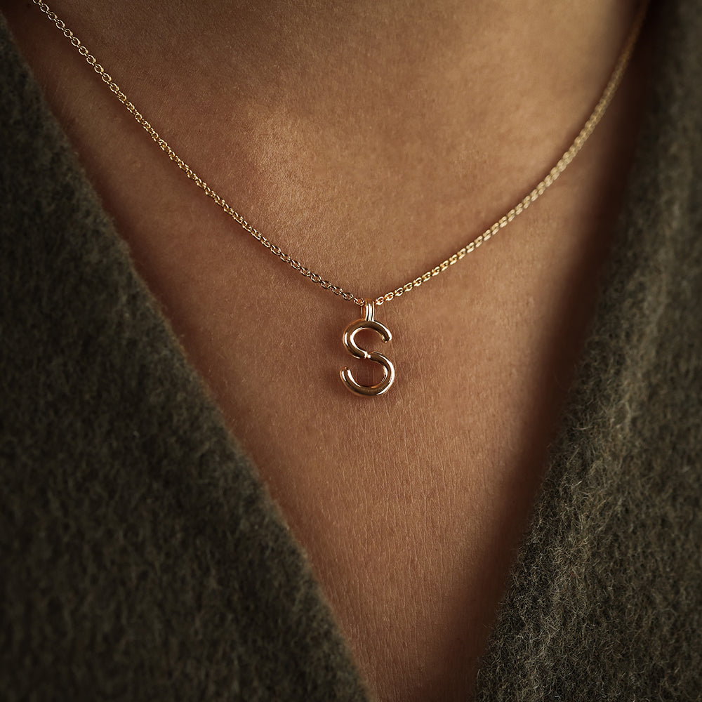 Collier BOLD - Lettre S - Deloison Paris