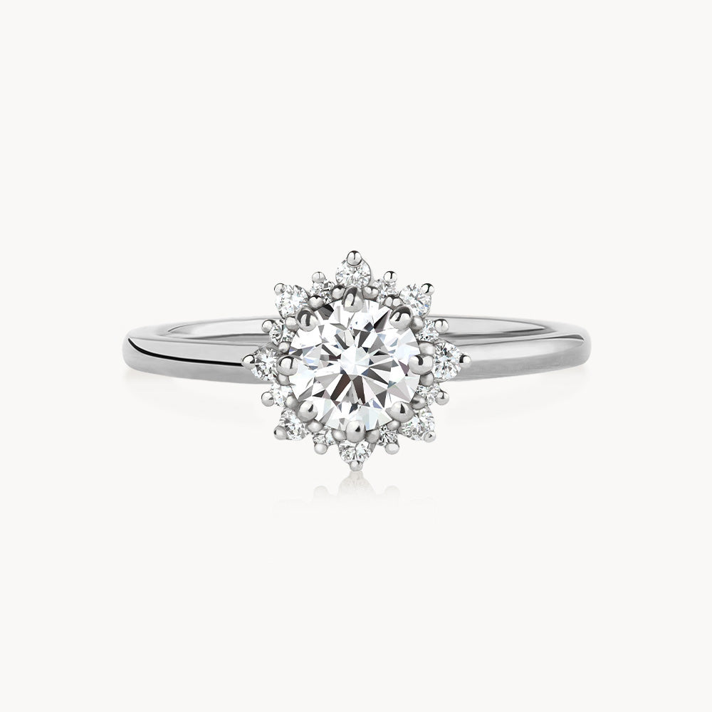 #Métal_Or blanc 18k