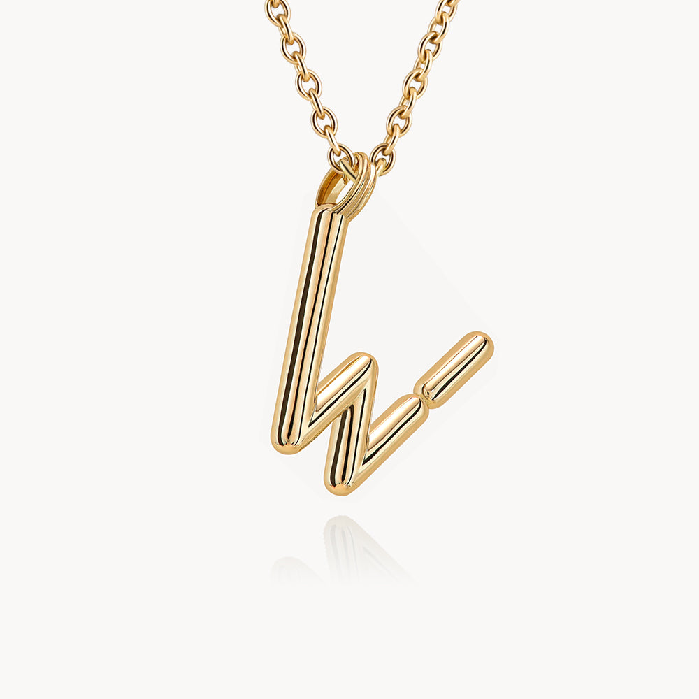 Collier BOLD - Lettre W - Deloison Paris