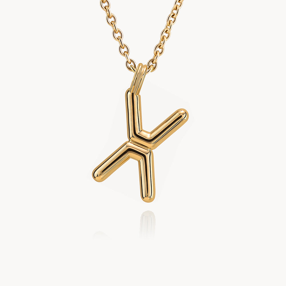 Collier BOLD - Lettre X - Deloison Paris