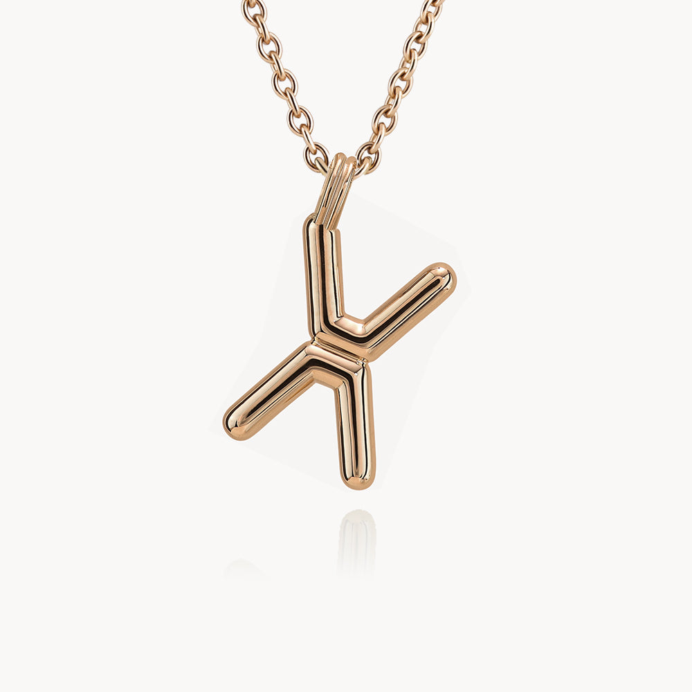 Collier BOLD - Lettre X - Deloison Paris