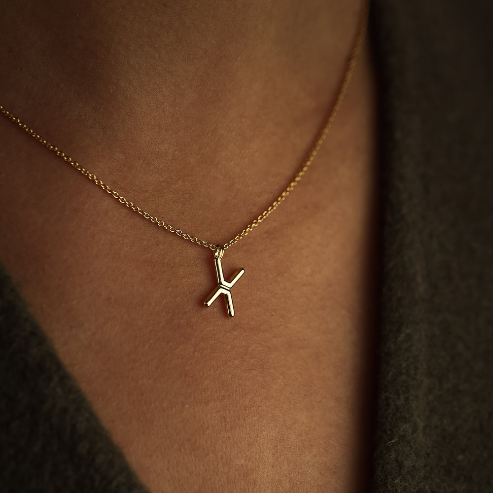 Collier BOLD - Lettre X - Deloison Paris