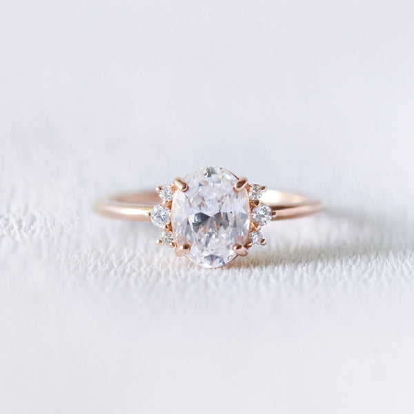 Bague de fiançailles vintage en or jaune et diamants | Deloison Paris
