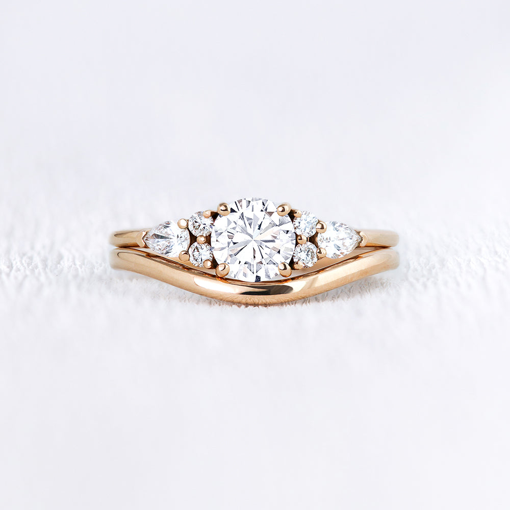 Alliance incurvée or 18 carats - Deloison Paris