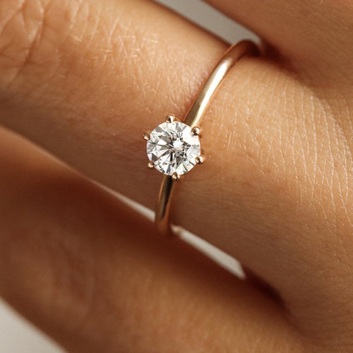 Bague solitaire diamant - Deloison Paris